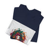 Abstract Floral Swirl Tee | Painterly Brushstroke Apparel, Artsy Graphic Design by Tristan’s Treehouse