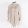 Women's Asymmetry Hem Turtleneck Sweater by FitiqueFit