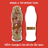 RIP Bernie Limited Edition, HAND-PAINTED Deck 10"x30.25" (PRE-ORDER, MARCH 2027) by Brand-X Skateboards
