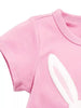 Children's Cute Bunny Applique Round Neck T-Shirt by Simply Love
