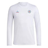 adidas Mens Long Sleeve Pre-Game T-Shirt White/Chicago Fire XX-Large by EasyOptionXY