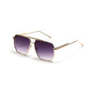 Double Beam Large Frame Sunglasses – Retro Fashion UV400 by FitiqueFit