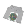 Psychedelic Botanical Mandala Hoodie | Festival Art Sweatshirt by Tristan’s Treehouse