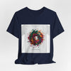 Abstract Floral Swirl Tee | Painterly Brushstroke Apparel, Artsy Graphic Design by Tristan’s Treehouse
