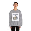 Workhorse Desk Jockey Sweatshirt | corporate burnout parody, collegiate horse design by Tristan’s Treehouse