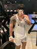 Men's Plus Size Letter Graphic Wide Strap Tank