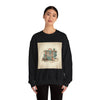 Vintage Passport Stamp Luggage Crewneck Sweatshirt | retro travel postcard, wanderlust design by Tristan’s Treehouse