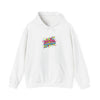 Crash Out Neon Meltdown Hoodie | skate graffiti, warning decal by Tristan’s Treehouse