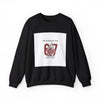 Weird Cupid Graphic Sweatshirt | quirky heart shirt, chaotic love design by Tristan’s Treehouse