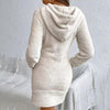 Women's Fuzzy Hoodie Dress by FitiqueFit