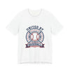United by Baseball Tee | Patriotic Baseball Shirt, Vintage Red White Blue by Tristan’s Treehouse