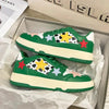 Contrast Star Round Toe Athletic Sneakers – Pastel Flat Shoes by FitiqueFit