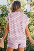 Green Polka Dot Print Short Set by Wild and Free Boutique