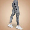 High-Elastic Printed Yoga Leggings – High Waist Tummy Control Fitness Pants by FitiqueFit