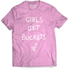Girls Get Buckets - T-Shirt - Pink by Bigger Than Basketball