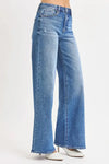 RISEN High Rise Wide Leg Jeans Plus Size