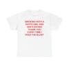 "Thank You" T-Shirt - Minimalist Slogan Tee, Unisex Cotton Graphic Shirt by Dog Mom Hat