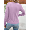 Women’s V‑Neck Button‑Down Cardigan Knit Sweater by FitiqueFit