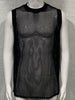 Men's Round Neck Hollow Out Sleeveless Knit Top
