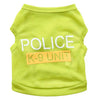 Spring And Summer Police Dog Pet Clothes Vest by My Store