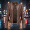 Women’s Classic Leather Jacket – Chic Streetwear Outerwear by FitiqueFit