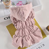 Pet Dog Clothes Winter Clothes Cat Floral Bubble Skirt Cotton Clothes by My Store