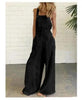 High-Waisted Sleeveless Wide-Leg Denim Jumpsuit – 8 Colors, S–2XL by FitiqueFit
