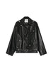 Spring New Casual Loose Leather Jacket Locomotive Oversize Windbreaker Jacket Women