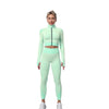 2-Piece Seamless Zip-Up Yoga Set – Workout Sets for Women by FitiqueFit