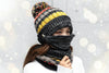Winter Plush Knitted Hat – Soft Warm Knit Beanie for Cold Weather by FitiqueFit