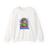 Crash Out With a Smile Sweatshirt | neon graffiti, meltdown streetwear by Tristan’s Treehouse