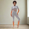 🧘‍♀️ Tight-Fitting Butt-Lifting Seamless Yoga Set by FitiqueFit