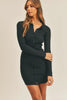 Button Up Ribbed Mini Shirt Dress – Ribbed Dress, Button-Up Shirt Dress, Mini Shirt Dress, Casual Shirt Dress, Versatile Shirt Dress by Stevvex