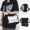 One-Shoulder Canvas Messenger Pain Bag 20Cm Bar   Doll Doll Out Transparent Canvas Bag With Tying Board Cloth