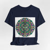 Psychedelic Botanical Mandala Tee | Festival Graphic T-Shirt by Tristan’s Treehouse