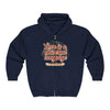 Love Vibes Zip Hoodie —Tristan’s Treehouse Rustic Lakeside Circle Illustration by Tristan’s Treehouse