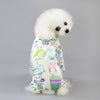 Pet Four-Legged Cotton Home Clothes Dog Pajamas Casual Cartoon Fruit Pattern by My Store