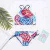 Girls Swimsuit Kids Swimwear Cute Print Kids Bikini Sets Girls Swimsuits Two Piece Bathing Suit Sets 3D Printed Swimwear Ruffle Style Children Swimwear Kids Beach Wear 2-16 Year by Stevvex