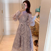 Purple Lace Dress Princess Long Dress