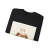Stay Cozy Bunny sweatshirt | cute animal illustration, winter forest art by Tristan’s Treehouse