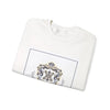 Ornate Pin Emblem Crewneck Sweatshirt | brooch graphic, baroque print by Tristan’s Treehouse