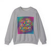 Yeet Sleep Repeat Sweatshirt | meme phrase, glitch graphic by Tristan’s Treehouse
