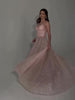 Sequined Backless Evening Dress