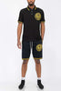 Lion Head Polo Shirt and Short Set