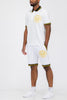 Lion Head Polo Shirt and Short Set