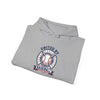 United by Baseball Hoodie | patriotic baseball graphic, vintage ballpark aesthetic by Tristan’s Treehouse