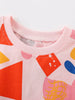Children's Geometric Print Short Sleeve T-Shirt by Simply Love