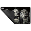 Fallout - Brotherhood of Steel Black Stitched Edge Playmat for Tabletop Gaming by THE MIGHTY HOBBY SHOP