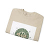 Handwritten Peace Doodle Sweatshirt | sketch aesthetic, hand drawn message by Tristan’s Treehouse