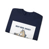 Workhorse Desk Jockey Sweatshirt | corporate burnout parody, collegiate horse design by Tristan’s Treehouse
